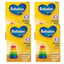  Bebelac 3 - 250 Gr Devam Sütü X 4 Adet (1000 Gr) (SKT'li)