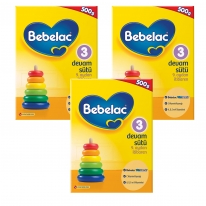  Bebelac 3 - 500 Gr Devam Sütü X 3 Adet (1500 Gr) (SKT'li)